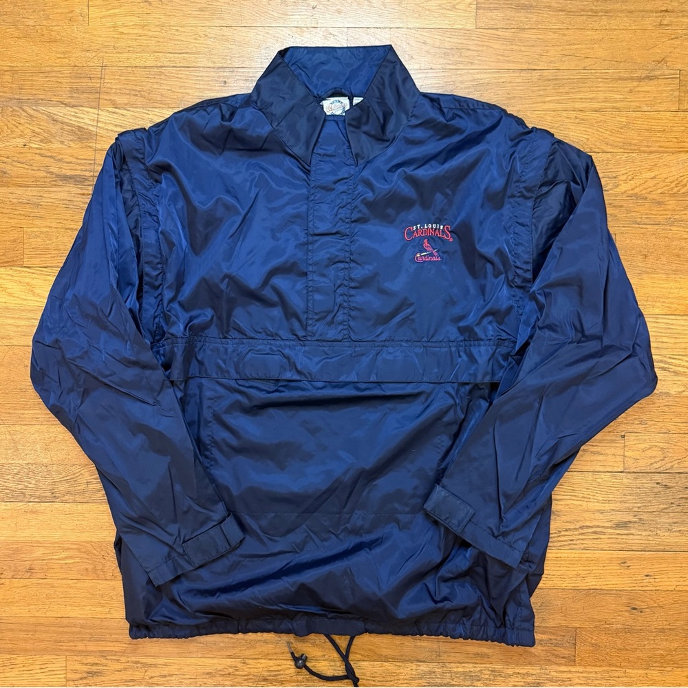 Vintage Y2K St. Louis Cardinals Anorak Windbreaker Jacket